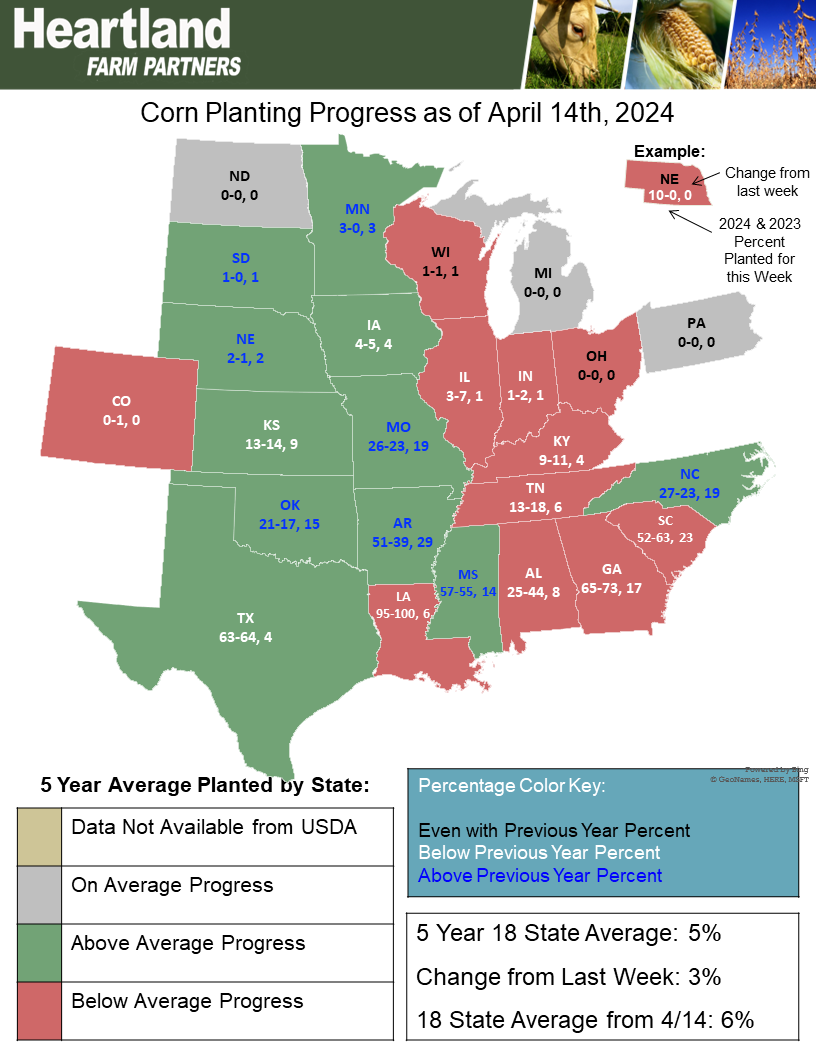 Crop Progress 4-15-2024 | Heartland Farm Partners